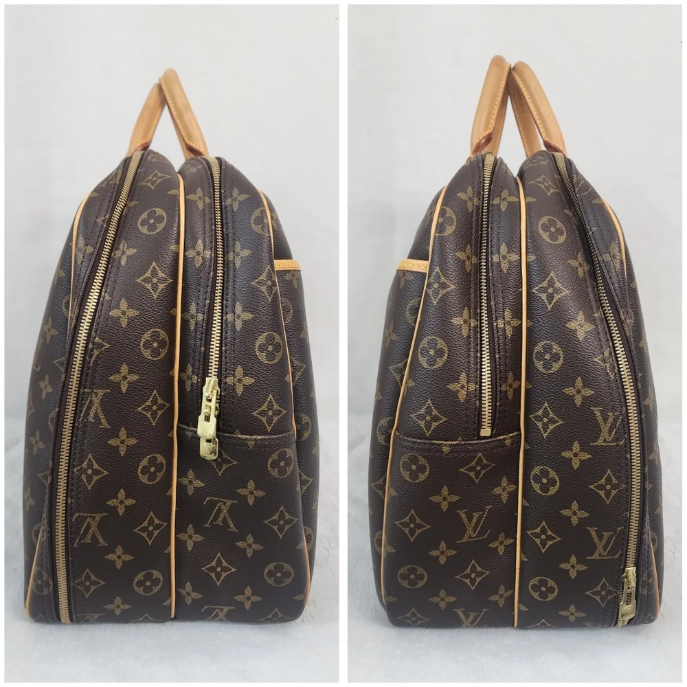 Auth Louis Vuitton Alize 24 Heures Monogram Travel Bag